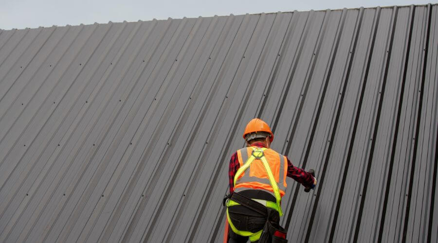 Professional metal roof installation services in Bushnell, NE